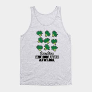 Broccoli save lives - One broccoli at at time - Vegan Vibes Tank Top